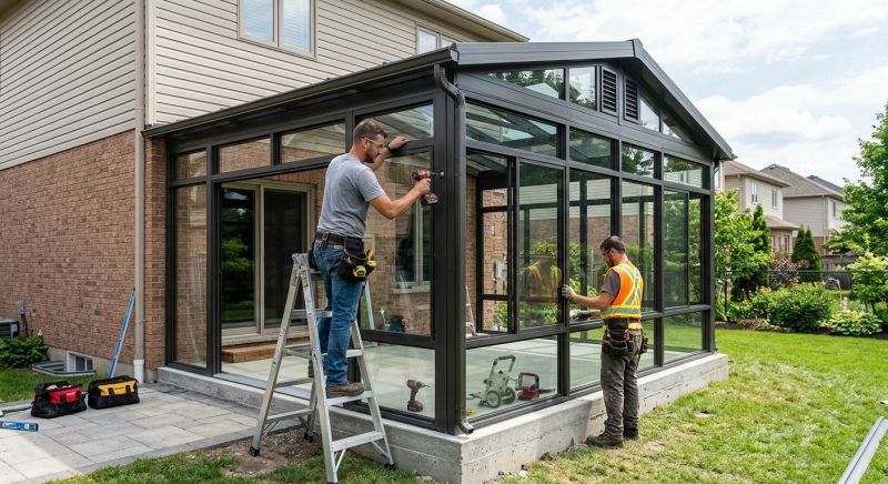 Enclosed Patio Installation in Longmont, CO