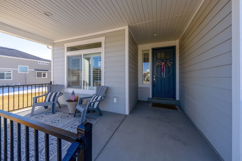 Completed Enclosed Porch with Seating Area