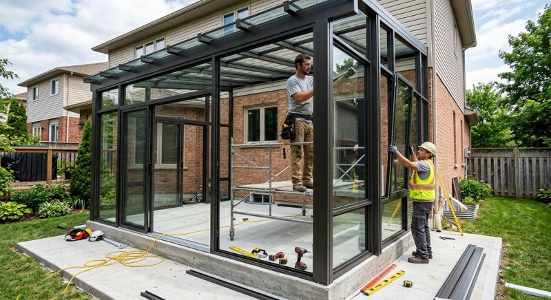 Lanai Enclosure Installation in Boulder, CO