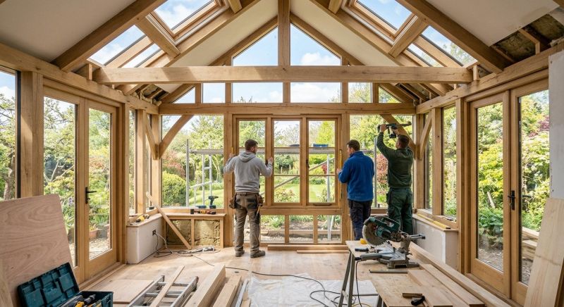 Sunroom Addition Construction in Dallas, TX