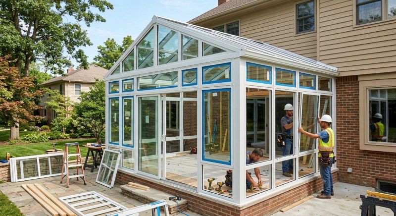 Three Season Room Installation in Dallas, TX